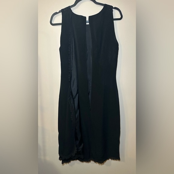 Carolina Herrera Classic Office Formal Careerwear Black Knee Length Dress Size 4 - Picture 15 of 17